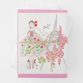 Bonjour French Doll Geschenkpapier Set (Beispiel)