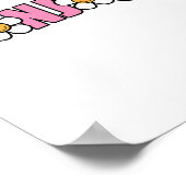 Bonjour, guter Morgen auf Französisch Poster (Ecke)