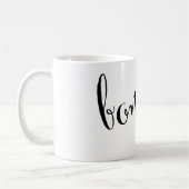 Bonjour Guter Morgen Französische Tasse (Links)