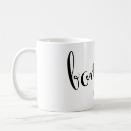 Bonjour Guter Morgen Französische Tasse