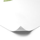 Bonjour Hello French Poster (Ecke)