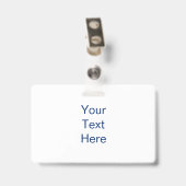 Bonjour Hello World Many Languages Logo Name Ausweis (Rückseite mit Clip)