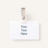 Bonjour Hello World Many Languages Logo Name Ausweis (Rückseite mit Klammer)