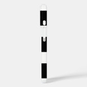 Bonjour in Gold Script Black Strips Französisch Ha Case-Mate iPhone Hülle (Rückseite / Links)