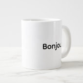 Bonjour! Jumbo-Tasse (Vorderseite Rechts)