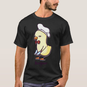 Bonjour Koch Goose - Kawaii Ente mit Messer T-Shirt