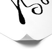 Bonjour! Kostenvoranschlag | Mit Arc de Triomphe Poster (Ecke)