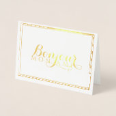 Bonjour Mon Ami French Folienkarte (Vorderseite)