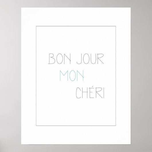 Bonjour Mon Chéri II Poster (Vorne)