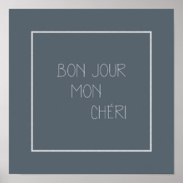 Bonjour Mon Chéri Poster