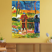 Bonjour, Monsieur von Paul Gauguin Leinwanddruck (Insitu (Wohnzimmer))