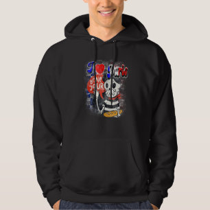 Bonjour Niedlicher französischer Sportfan Cyclin G Hoodie