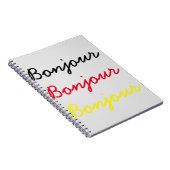 Bonjour Notizblock (Rechte Seite)