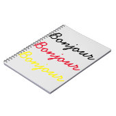 Bonjour Notizblock (Linke Seite)