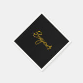 Bonjour Paper Napkins Serviette (Ecke)