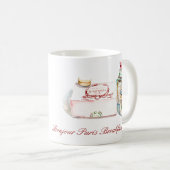 Bonjour Paris Frühstück Tasse (VorderseiteRechts)