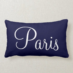 Bonjour Paris Lumbar Pillow Lendenkissen