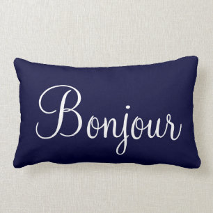 Bonjour Paris Lumbar Pillow Lendenkissen