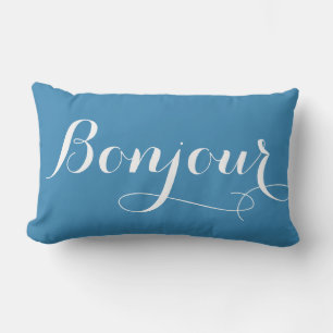 Bonjour Paris Lumbar Throw Kissen