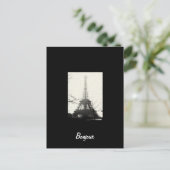Bonjour Paris Postcard Postkarte (Stehend Vorderseite)