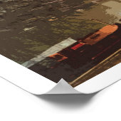 Bonjour Paris Poster (Ecke)