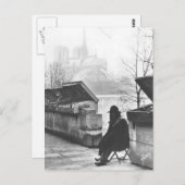 Bonjour Paris Postkarte (Vorne/Hinten)