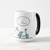 Bonjour Paris White, Eiffelturm Verwandlungstasse (VorderseiteRechts)