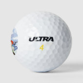 Bonjour Paris Zeichnend Golfball (Logo)