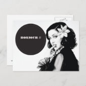 Bonjour Postcard Postkarte (Vorne/Hinten)