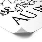 Bonjour Poster (Ecke)