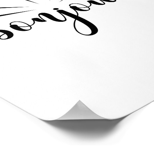 Bonjour Poster (Ecke)