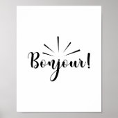Bonjour Poster (Vorne)