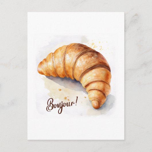 Bonjour! Postkarte (Vorderseite)