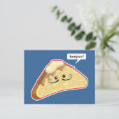 Bonjour! Postkarte (Stehend Vorderseite)