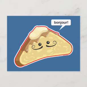 Bonjour! Postkarte