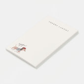 Bonjour Pup Post-it Klebezettel (angewinkelt)