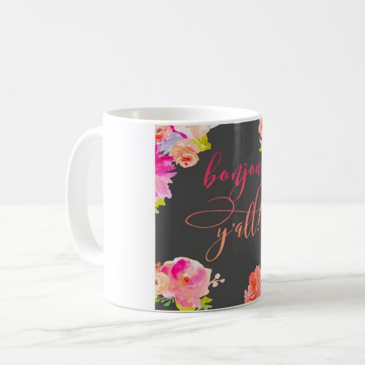 Bonjour, Sie! Kaffeetasse (Vorderseite Links)