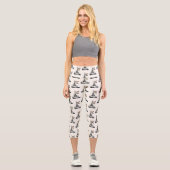 Bonjour Skyline Marathon Paris Capri Leggings (Vorderseite)