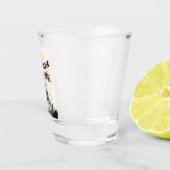 Bonjour Skyline Marathon Paris Schnapsglas (Rechts)