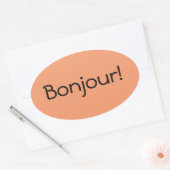 Bonjour Sticker (Umschlag)