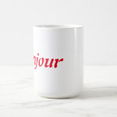 Bonjour Tasse Kaffee/Tee (Mittel)