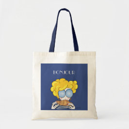 Bonjour Tote Bag Tragetasche