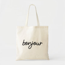 Bonjour-Typografie