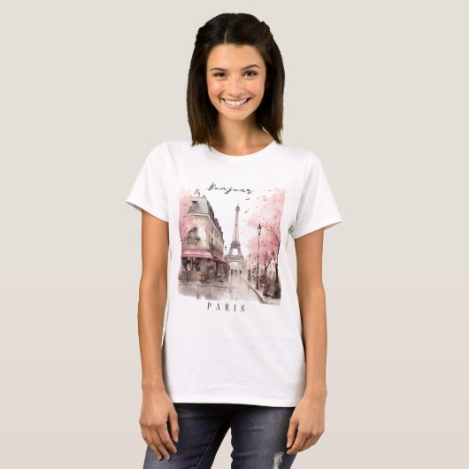 Bonjur Paris, T - Shirt (Vorne ganz)