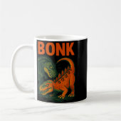 Bonk Dinosaur Funny Prehistoric Humor Design  Kaffeetasse (Links)