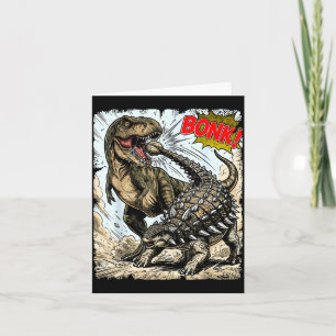 Bonk Dinosaur lustiger prähistorischer Ankylosauru Karte