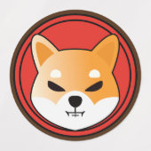 BONK-Kryptogeschenk,Membertrader-Aufkleber Etiketten (Design 1)