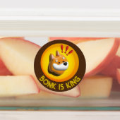 BONK-Kryptogeschenk,Membertrader-Aufkleber Etiketten (Befestigt)