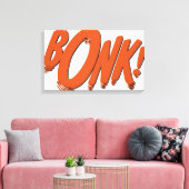 BONK! LEINWANDDRUCK (Insitu (Wohnzimmer))