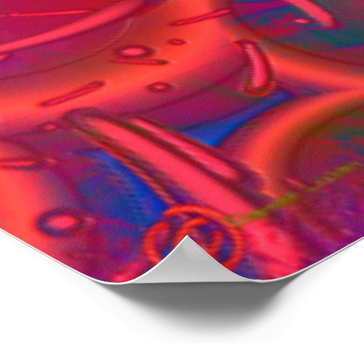 Bonkers 3D-Fraktal Poster (Ecke)